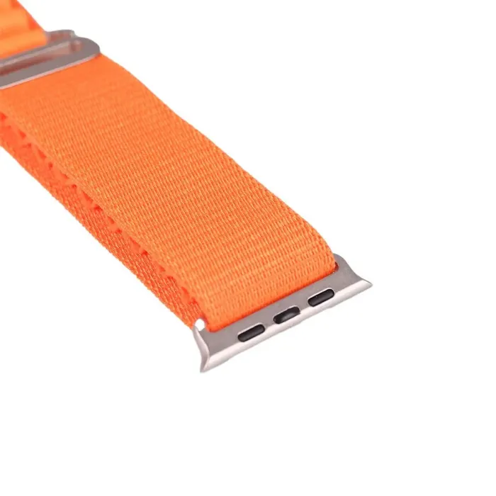 Ремінець Watch Ocean Band до годинника SmartX Ultra /Apple Watch кріплення на 42/44/45/49 мм Жовтогарячий (UR160O) - зображення 2