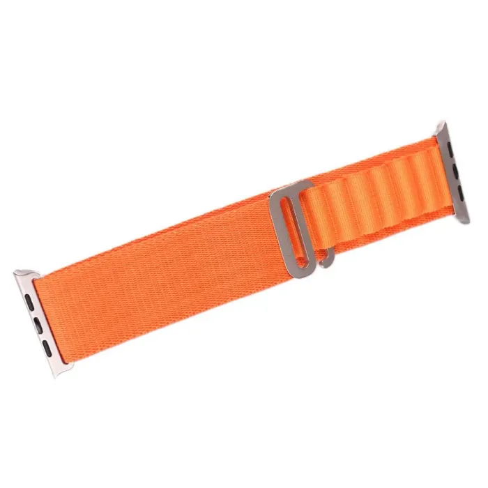 Ремінець Watch Ocean Band до годинника SmartX Ultra /Apple Watch кріплення на 42/44/45/49 мм Жовтогарячий (UR160O) - зображення 3