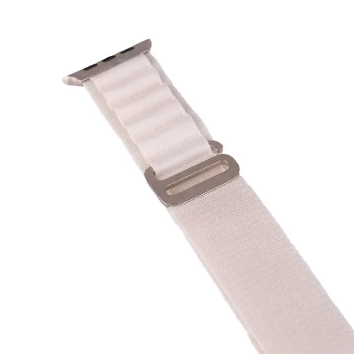 Ремінець Watch Ocean Band до годинника SmartX Ultra /Apple Watch кріплення на 42/44/45/49 мм Білий (UR160W) - зображення 2