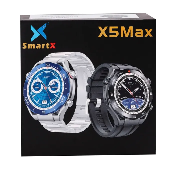 Смарт часы SmartX X5Max мужские / звонки (Android, iOS) +2 ремешки (UR154B) - изображение 10