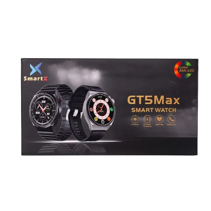 Смарт часы мужские водонепроницаемые SmartX GT5 Max / звонки GPS (Android и iOS) Серый (UR155G) - изображение 10