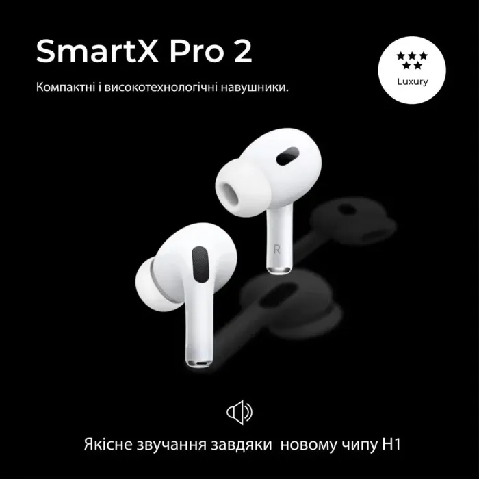 Навушники бездротові SmartX Pro 2 Luxury Bluetooth люкс якість (SAP2L) - зображення 4
