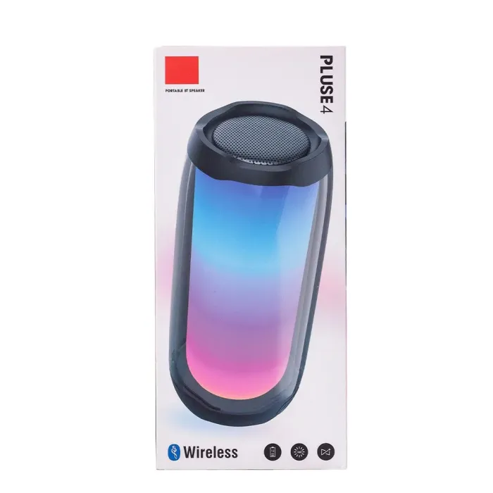 Портативна колонка Bluetooth Pulse 4 з підсвіткою та світломузикою USB Type-C/AUX 10 Вт (PULSE4B) - зображення 9