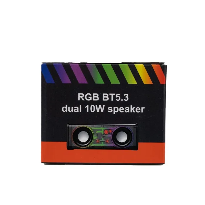 Бездротова колонка Bluetooth V8 2 динаміка на 10 Вт акумулятор і стереозвук (V8B) - зображення 8