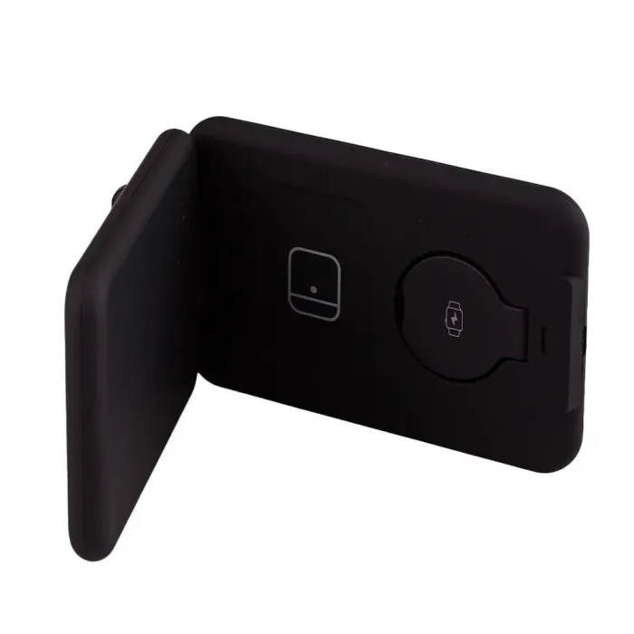 Док станція 3 в 1 для Apple та Android 15 Вт швидка зарядка підставка для навушників годинника та смартфона (UR149B) - зображення 8