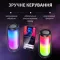 Портативна колонка Bluetooth Pulse 4 з підсвіткою та світломузикою USB Type-C/AUX 10 Вт Білий (PULSE4W)