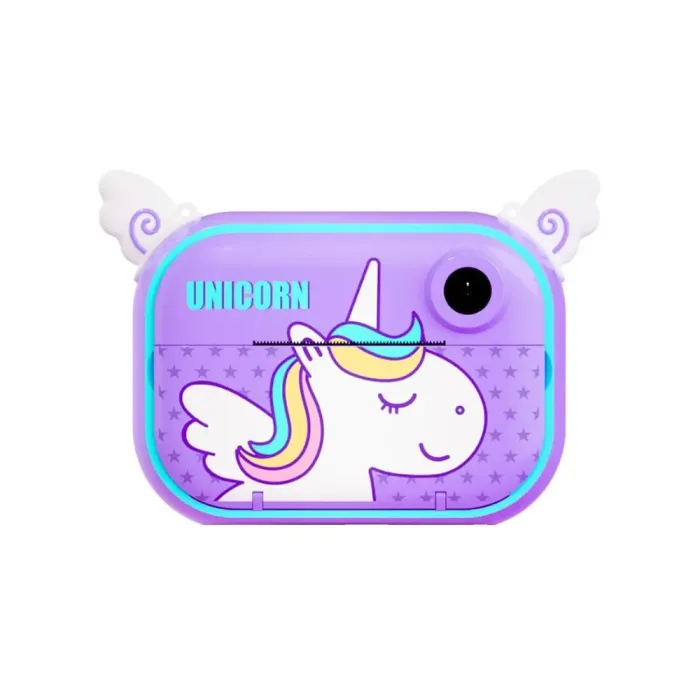 Фотоапарат дитячий акумуляторний для фото та відео FullHD з Wi-Fi, камера з вбудованим принтером (UR190VBL) - зображення 1