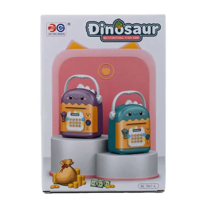 Сейф скарбничка дитяча електронна музична із замком на відбиток пальця та розпізнаванням обличчя (7807V) - зображення 4