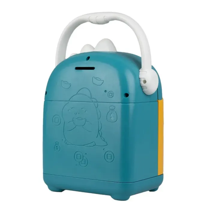 Сейф скарбничка дитяча електронна музична із замком на відбиток пальця та розпізнаванням обличчя Зелений (7807GR) - зображення 3