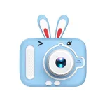 Фотоапарат дитячий міні акумуляторний з USB, цифрова фотокамера для фото та відео з іграми Блакитний (UR949BL)