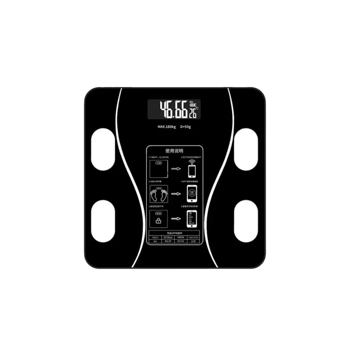Ваги підлогові електронні Bluetooth до 180 кг блютус із застосунком для смартфона Scale one (2017AB) - зображення 1