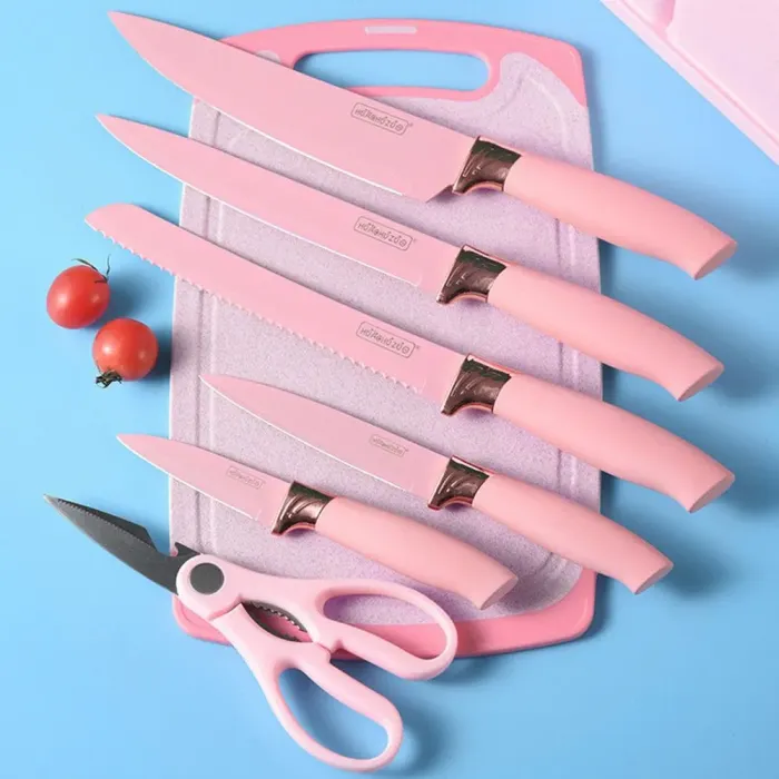 Набір кухонного приладдя на підставці 19 штук кухонні аксесуари з силікону з бамбуковою ручкою Рожевий (HP8P) - зображення 3