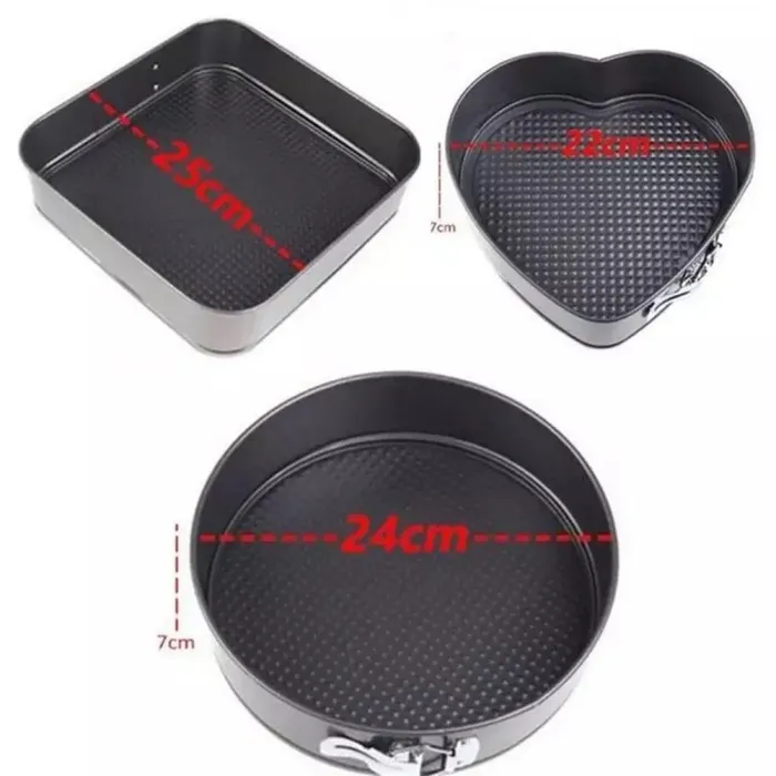 Формы для выпечки с антипригарным покрытием 3 шт. - изображение 3