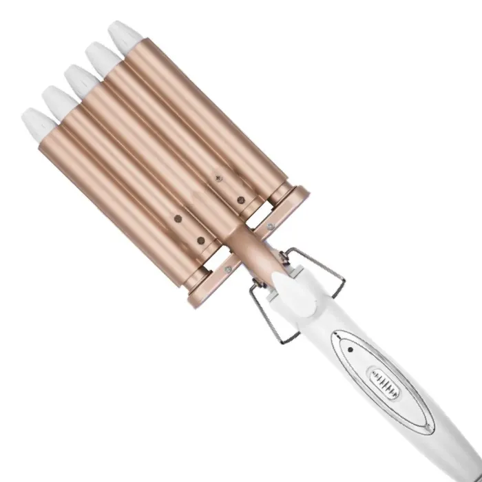 Плойка для волос керамическая 5 волн 45 Вт, стайлер для завивки волос голливудские локоны Geemy GM-2932 - изображение 2