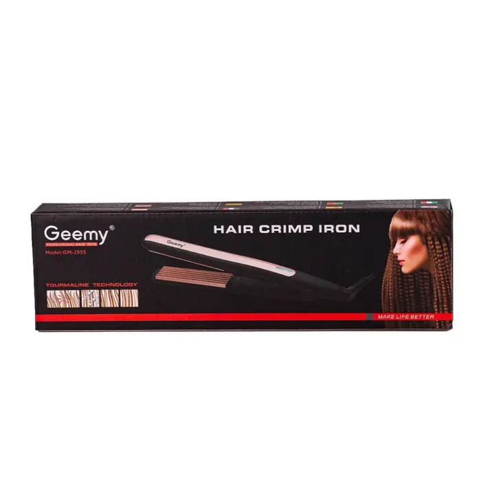 Випрямляч гофре керамічний професійний до 200 градусів 45 Вт, утюжок для волосся GEEMY GM-2955 (GM2955BGL) - зображення 10