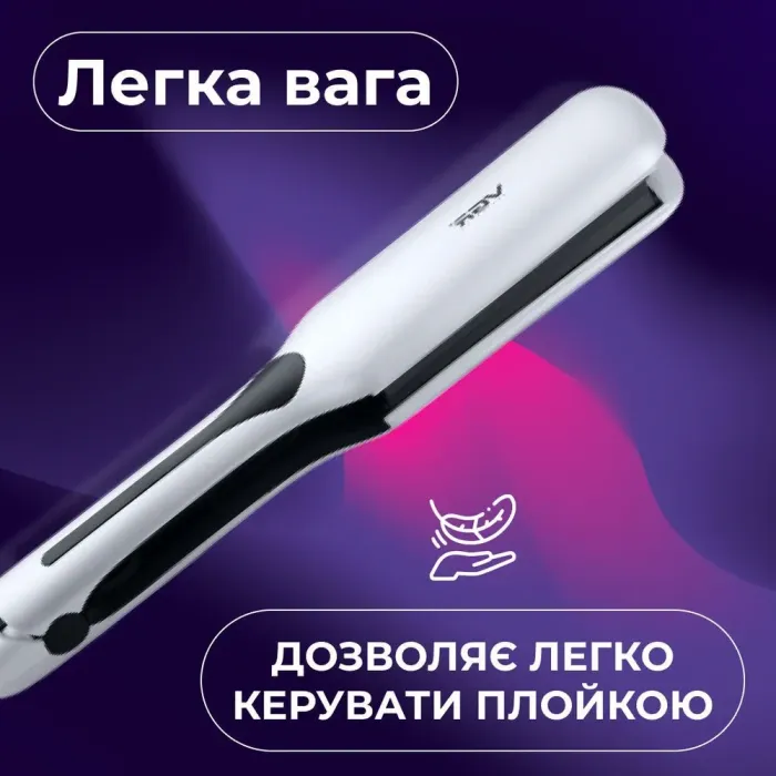Щипцы гофре для волос профессиональные 45 Вт, выпрямитель плойка с ЖК-дисплеем - изображение 3