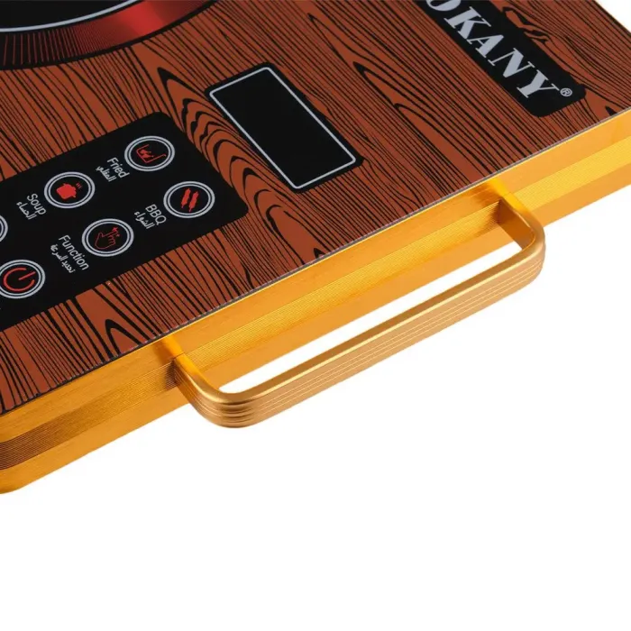 Плита инфракрасная электрическая настольная стеклокерамическая 2000 Вт таймер Sokany SK-3569 (SK3569WD) - изображение 4