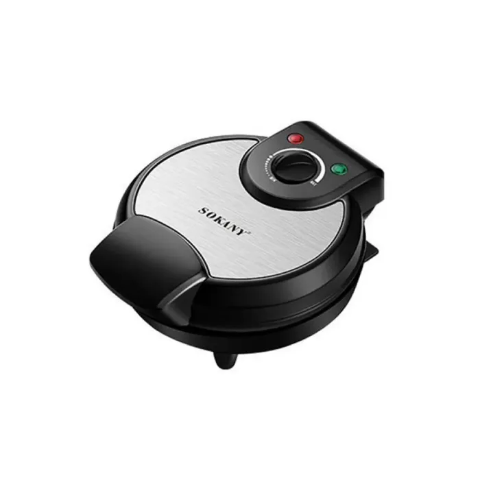 Вафельниця електрична для тонких вафель 1200 Вт двостороннє нагрівання антипригарне покриття Sokany SK-135 (SK135SS) - зображення 3