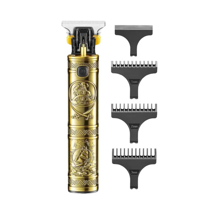 Тример професійний акумуляторний з насадками та USB машинка для стрижки бездротова VGR V-096 (V096GL) - зображення 1