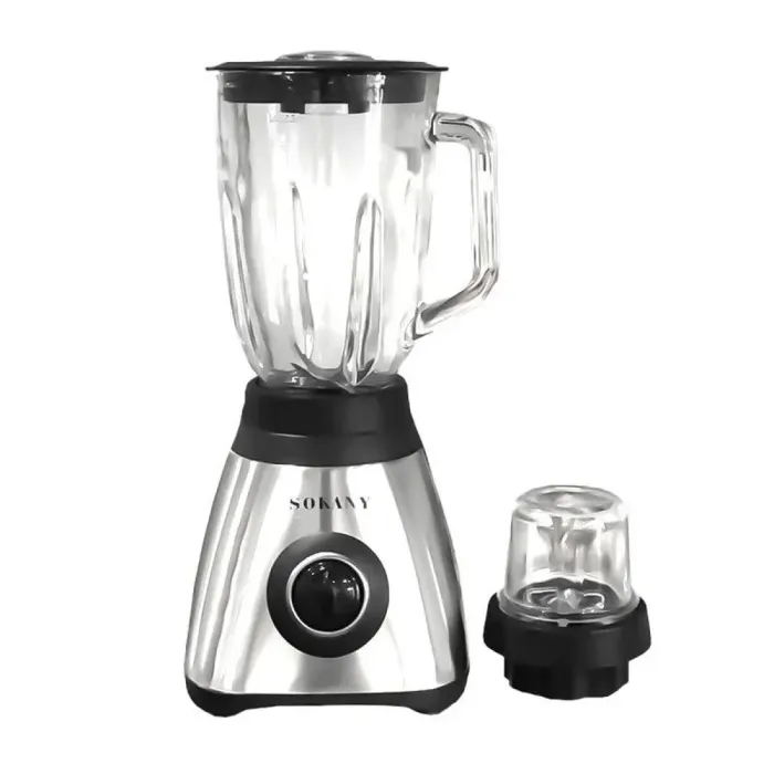 Блендер портативний із чашею 1,5 л функція пульсації 450 Вт 3 режими швидкості Sokany SK-146S (SK146SBST) - зображення 3