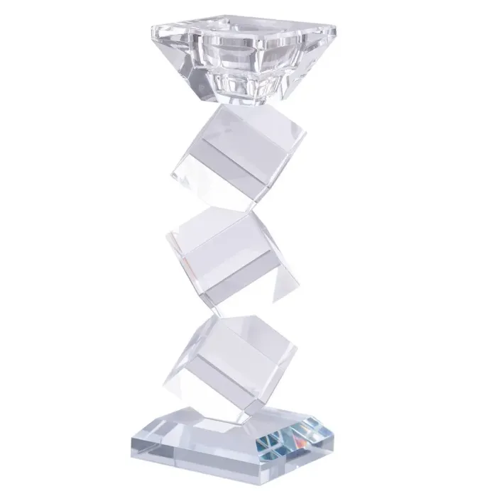 Подсвечник Кристалл стеклянный 20.5 см (HP434) - изображение 2