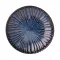 Тарілка плоска кругла з порцеляни 20.5 см синя обідня тарілка (HP634)