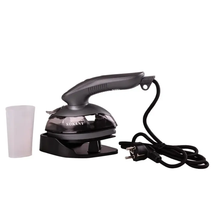 Відпарювач портативний для одягу 1600 Вт дорожня міні праска для сухого та вологого прасування SOKANY SK-YD-2130 (SKYD2130B) - зображення 3