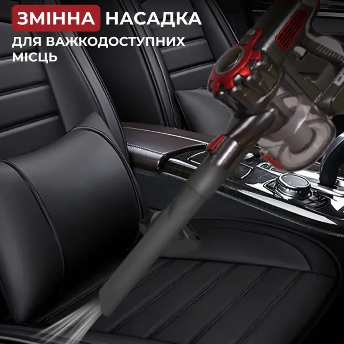 Пилосос вертикальний ручний акумуляторний 2000 Вт 2 швидкості колбовий пилосос для сухого прибирання SOKANY SK-3391 (SK3391R) - зображення 7