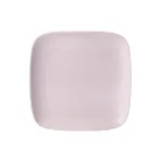 Тарілка підставна квадратна з порцеляни 20 см велика біла плоска тарілка (HP602)