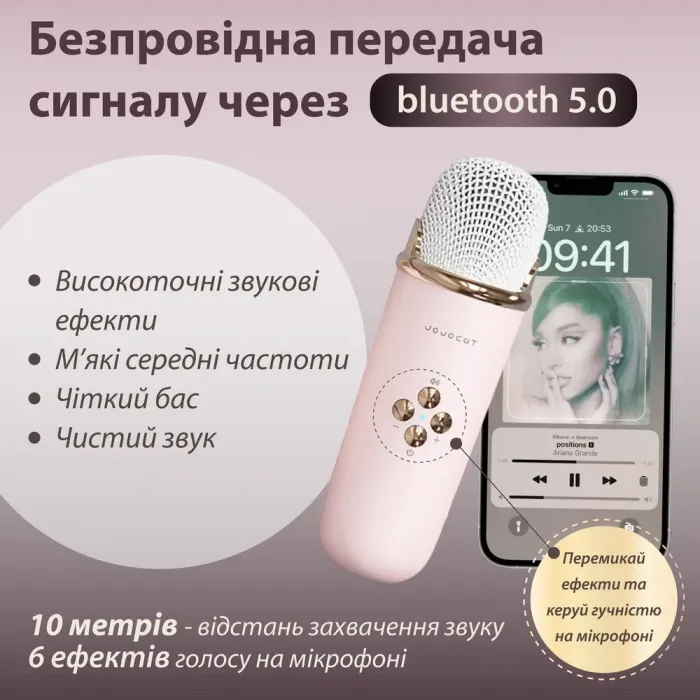 Колонка Bluetooth бездротова портативна з мікрофоном потужна колонка з вологозахистом TF card Platinum C-20 (C20P) - зображення 6
