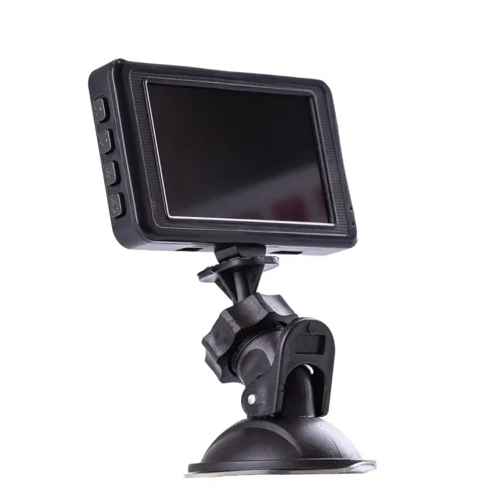 Відеореєстратор автомобільний з мікрофоном та USB одна камера 3 дюйми G сенсор Binmer T-710 (BT710B) - зображення 4
