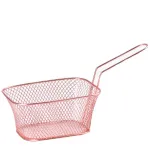 Корзина для фритюрниці з нержавіючої сталі прямокутна 10,5×14,5 см (HP739)