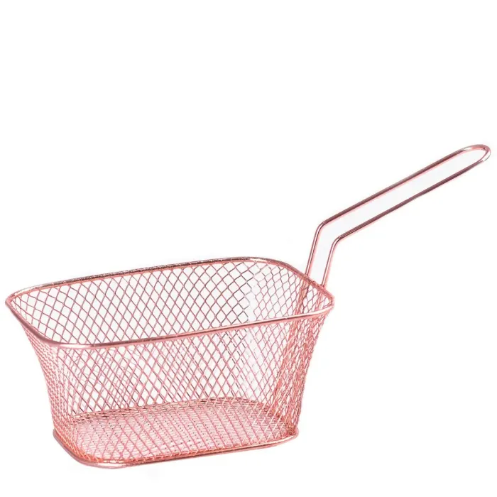 Корзина для фритюрницы из нержавеющей стали прямоугольная 10,514,5 см (HP739) - изображение 1