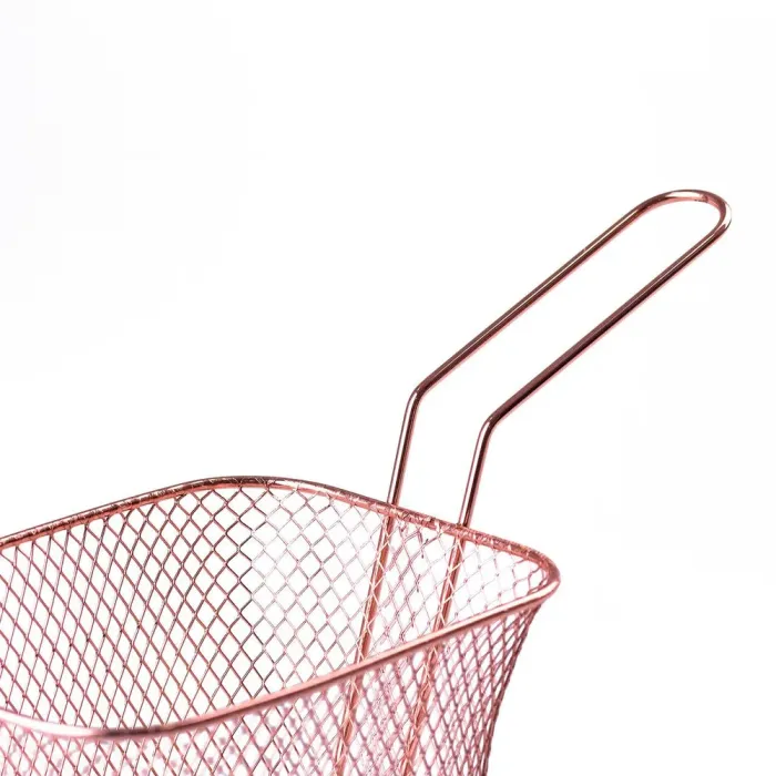 Корзина для фритюрницы из нержавеющей стали прямоугольная 10,514,5 см (HP739) - изображение 2