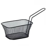 Корзина для фритюрниці з нержавіючої сталі прямокутна 10,5×14,5 см Чорний (HP740)