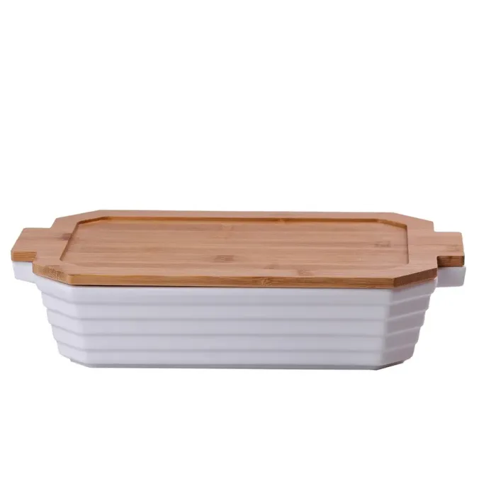 Страна для запекания прямоугольная с крышкой от 1.8 л до 1 л. - изображение 2