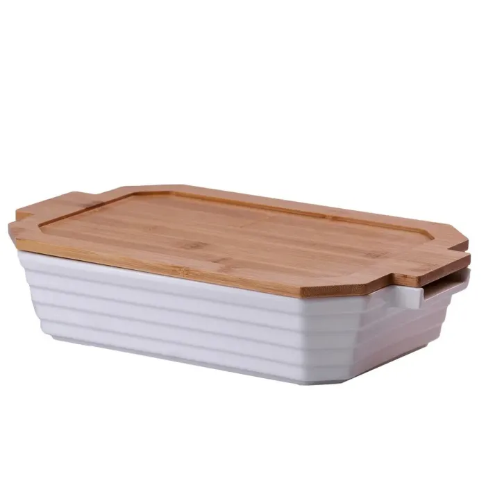 Страна для запекания прямоугольная с крышкой от 1.8 л до 1 л. - изображение 3