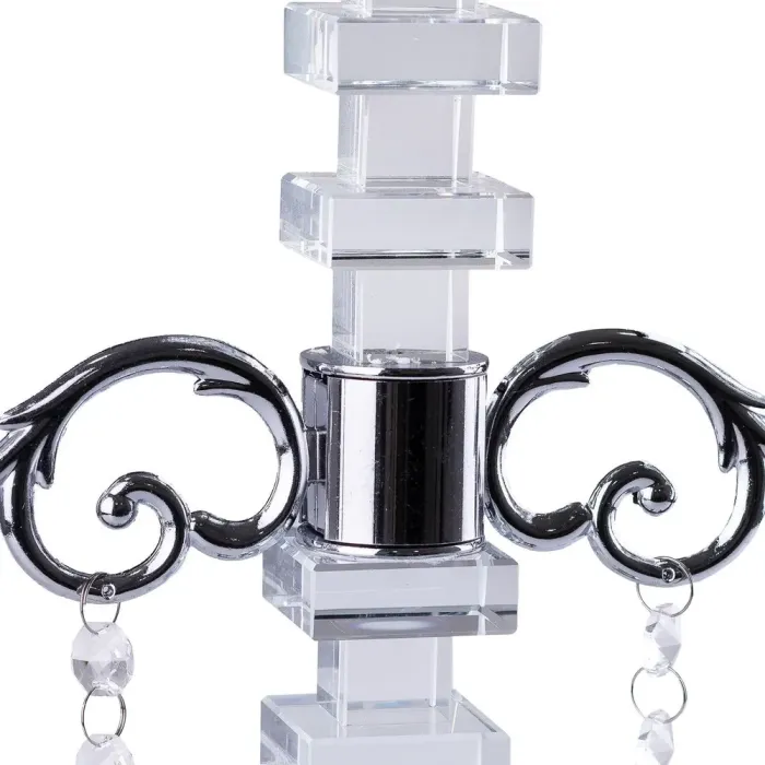 Підсвічник канделябр скляний на три свічки (HP441) - зображення 2