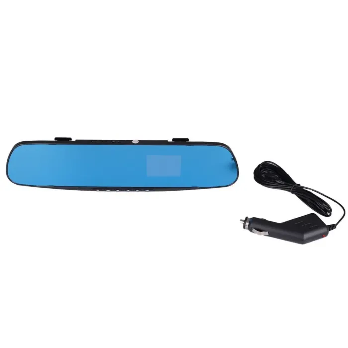 Видеорегистратор зеркало с камерой FULL HD с датчиком удара USB JY4301 (JY4301B) - изображение 2