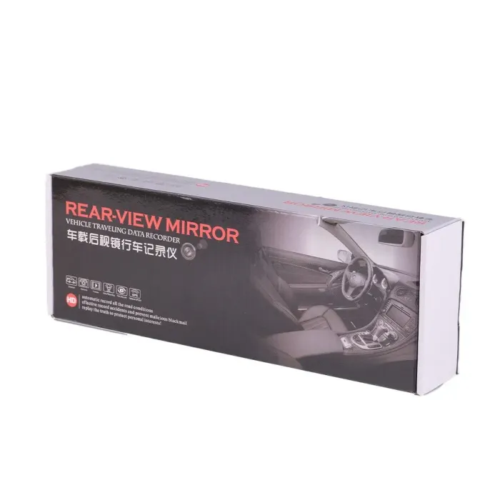 Видеорегистратор зеркало с камерой FULL HD с датчиком удара USB JY4301 (JY4301B) - изображение 5