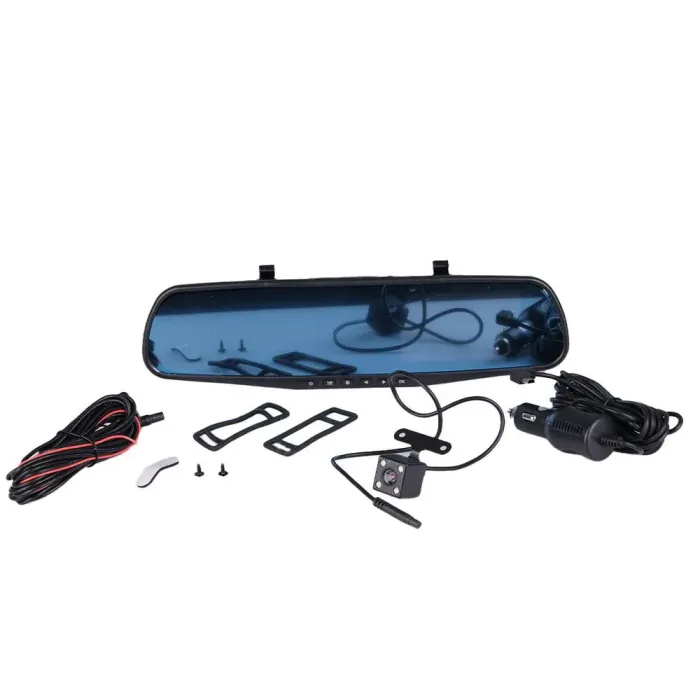 Відеореєстратор-дзеркало з камерою заднього виду та датчиком удару сенсорне (NC2250B) - зображення 2