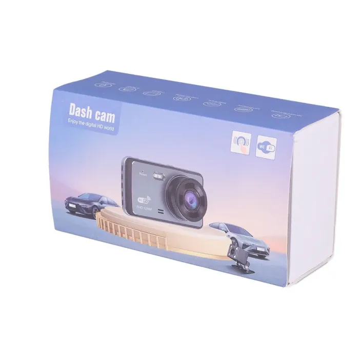 Відеореєстратор автомобільний акумуляторний передній та задній об'єктив (T720TPB) - зображення 7