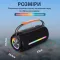 Портативна колонка Bluetooth бездротова з підсвічуванням акумулятор USB 2400 mah AUX BOOMBOX 360 (X360B)