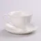 Чашка чайная из фарфора 200 мл с фарфоровым блюдцем (HP614)