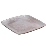 Тарілка плоска квадратна з порцеляни 21 см обідня тарілка (HP630)