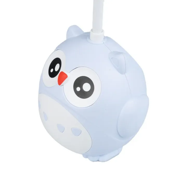 Лампа настільна дитяча акумуляторна з USB 4.2 Вт сенсорний настільний світильник Сова CS-289 Синій (CS289BL) - зображення 4