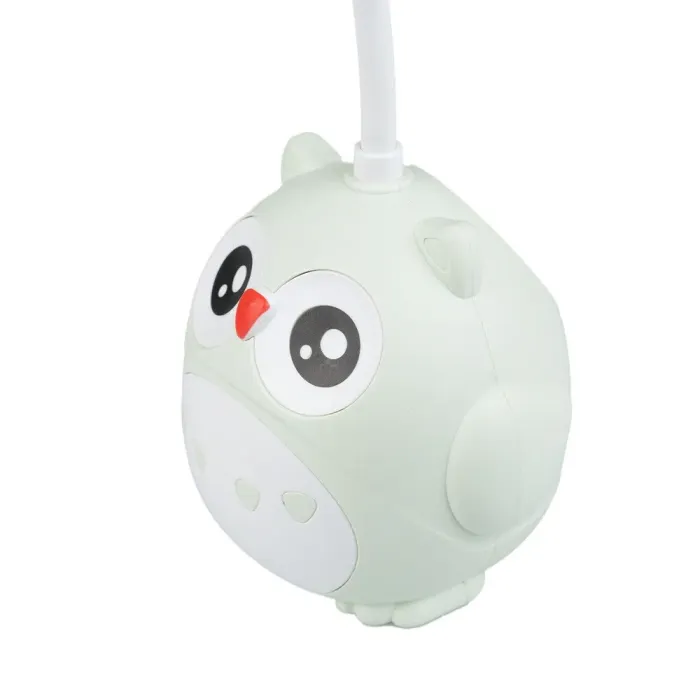 Лампа настільна дитяча акумуляторна з USB 4.2 Вт сенсорний настільний світильник Сова CS-289 Зелений (CS289GR) - зображення 4