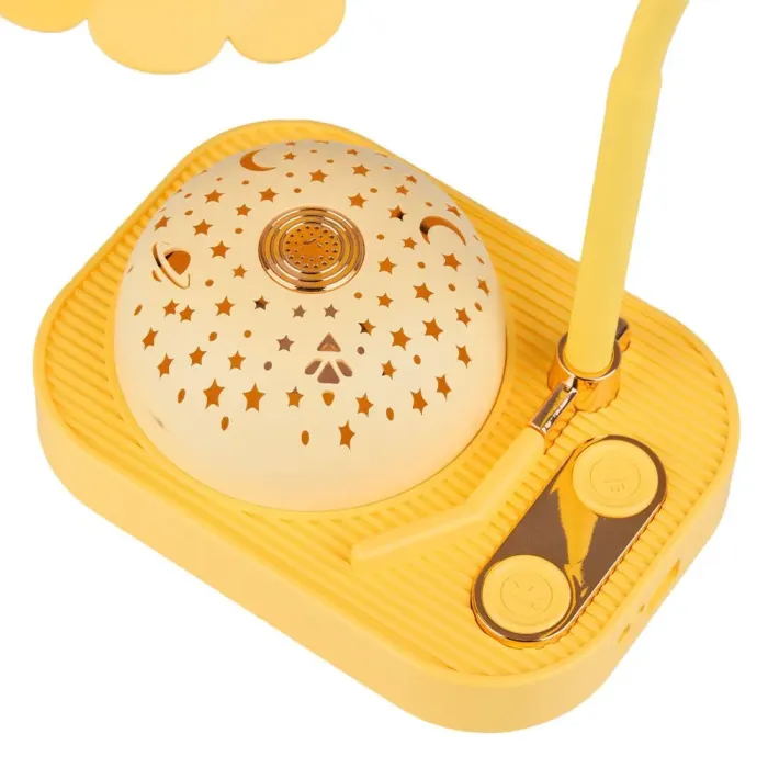 Лампа настільна акумуляторна нічник 3.2 Вт світильник з проекцією зоряного неба UP-180 (UP180Y) - зображення 4