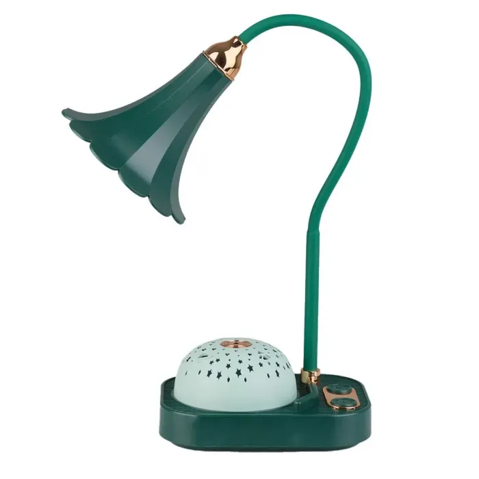 Лампа настільна акумуляторна нічник 3.2 Вт світильник з проекцією зоряного неба UP-180 Зелений (UP180GR) - зображення 3