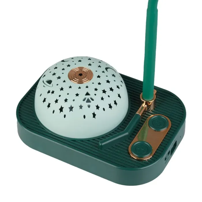 Лампа настільна акумуляторна нічник 3.2 Вт світильник з проекцією зоряного неба UP-180 Зелений (UP180GR) - зображення 4